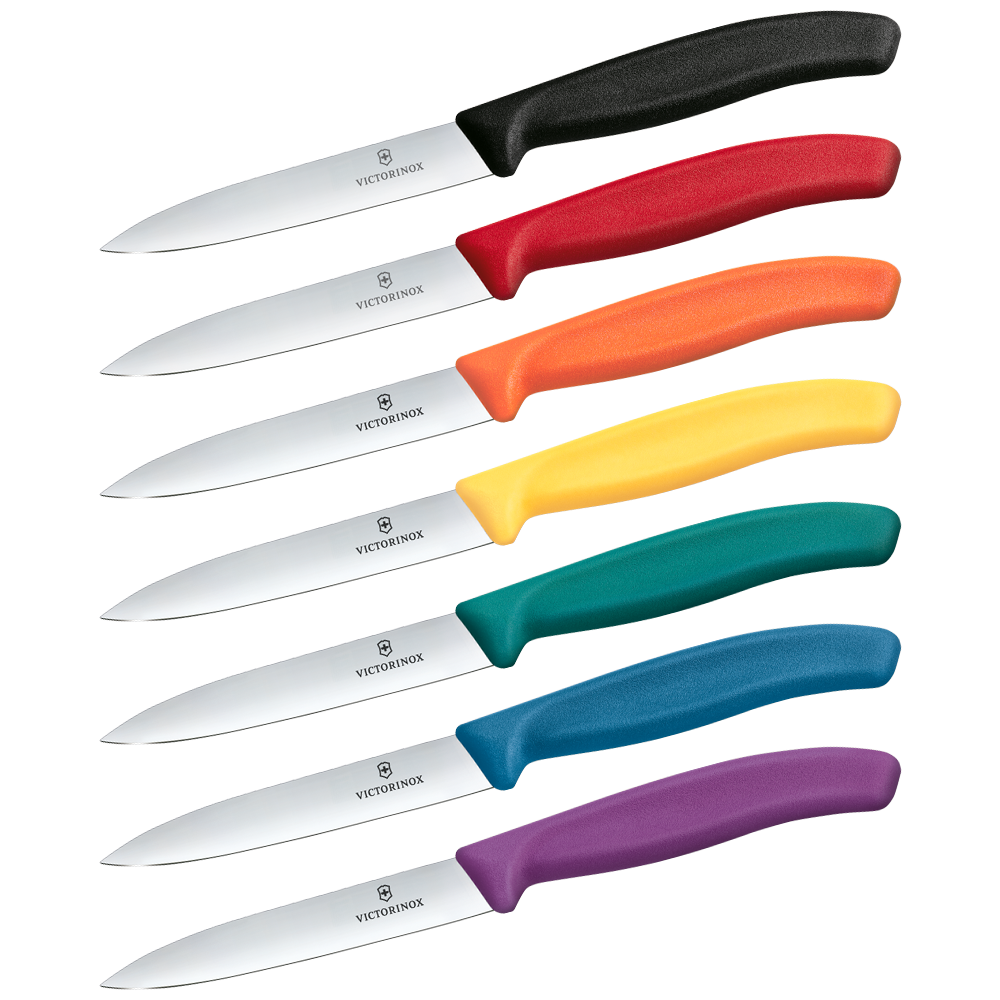 Victorinox Swiss Classic Gemuesemesser 10cm mit glatter Klinge Farbvielfalt