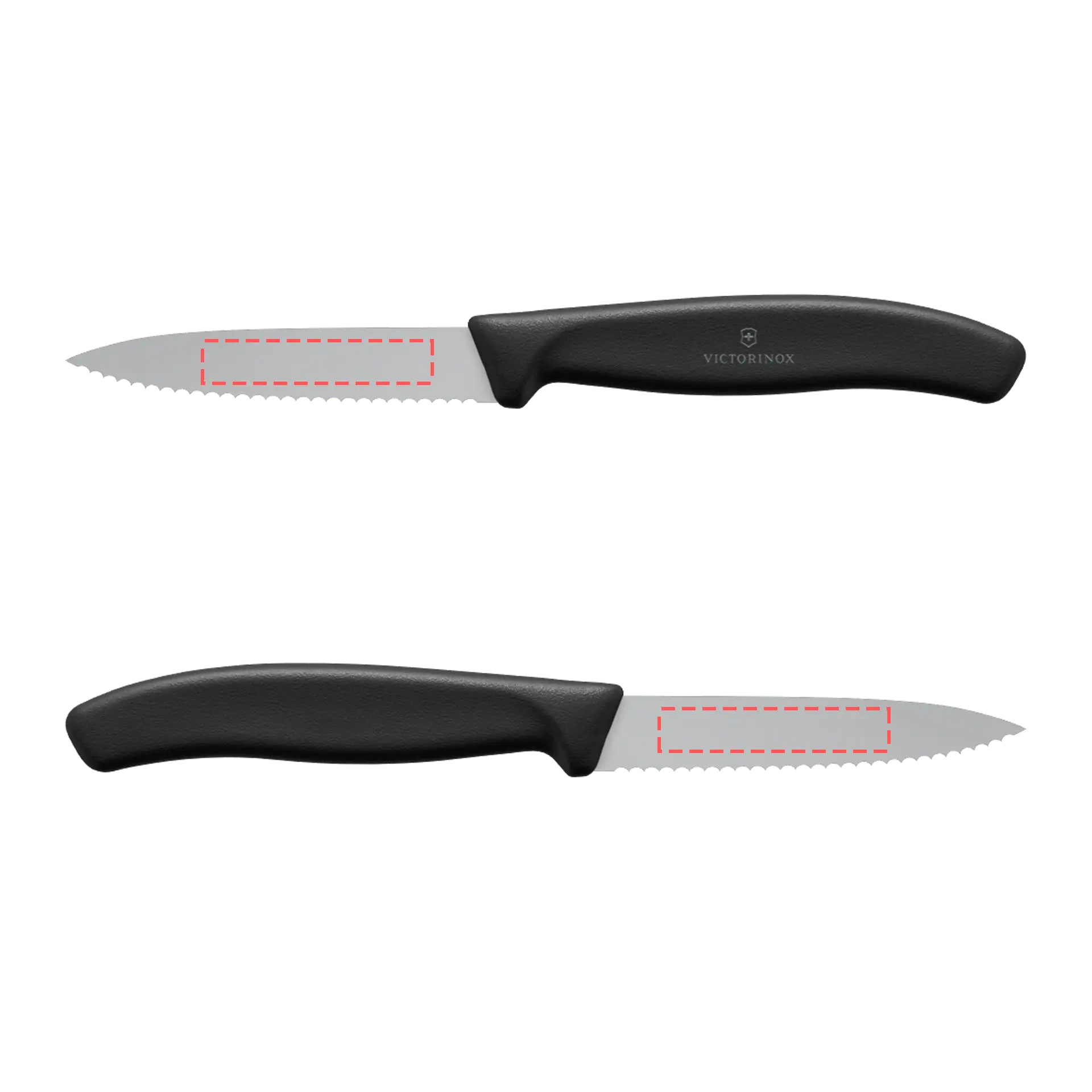 Veredelungsbereiche Victorinox Swiss Classic Gemuesemesser mit Wellenschnitt 6.7633