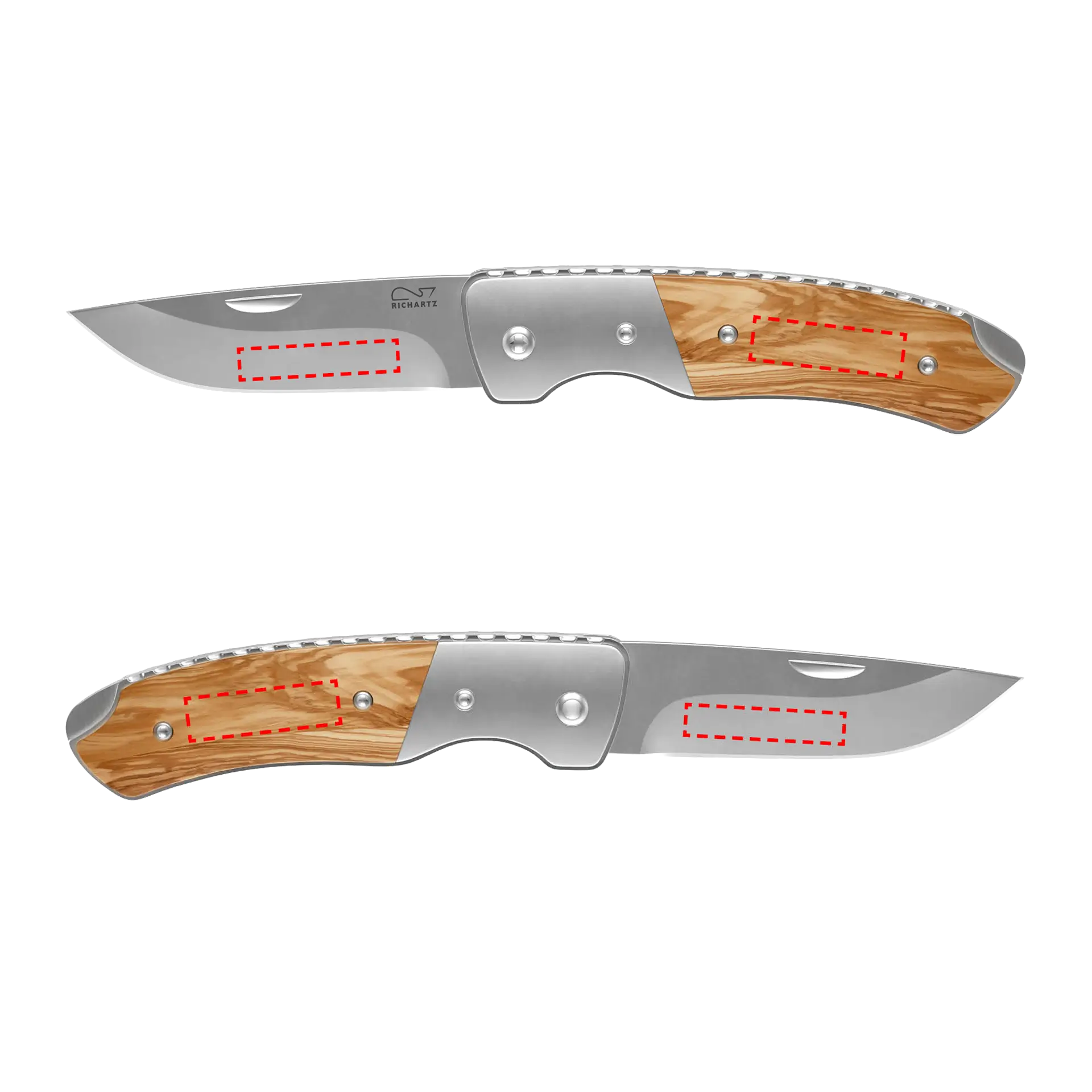 Druckbereiche RICHARTZ LEO 200 olive Taschenmesser bei Mister Knife