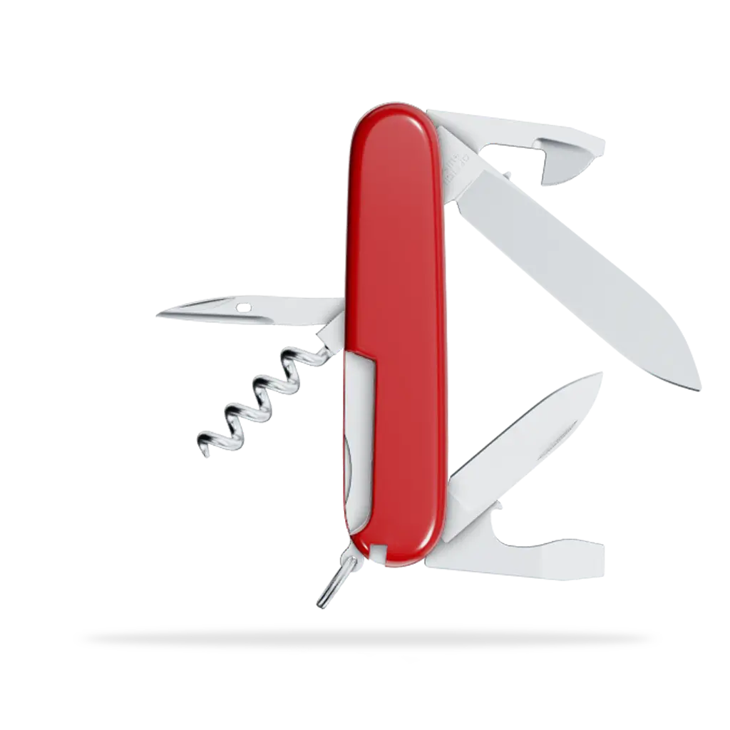 Victorinox Spartan Taschenmesser 1.3603 Rot Rückseite Offen
