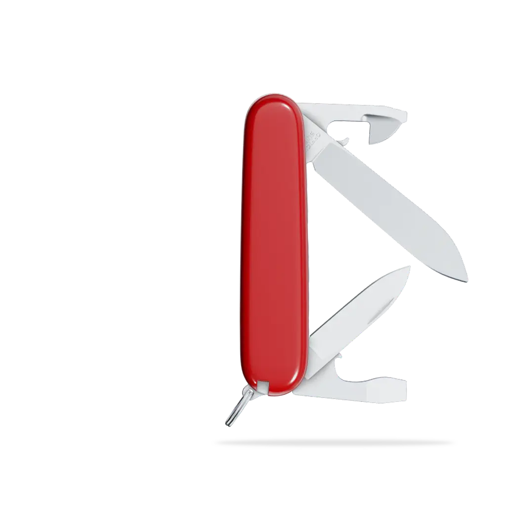 Victorinox-0.2503-Recruit-Back-84mm-Offen-Rot
