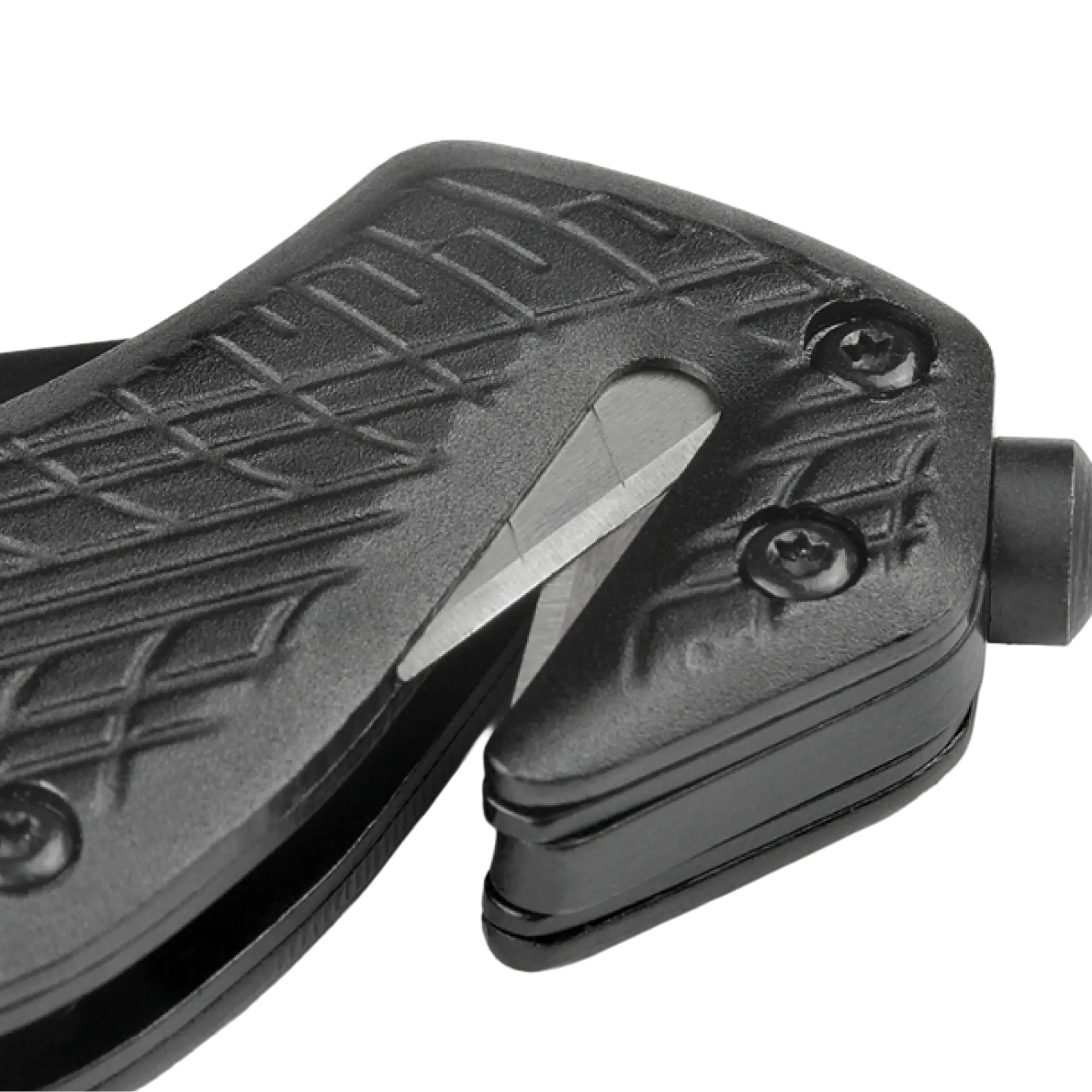 RICHARTZ PURA rescue black Detail Doppelklinge Gurtschneider