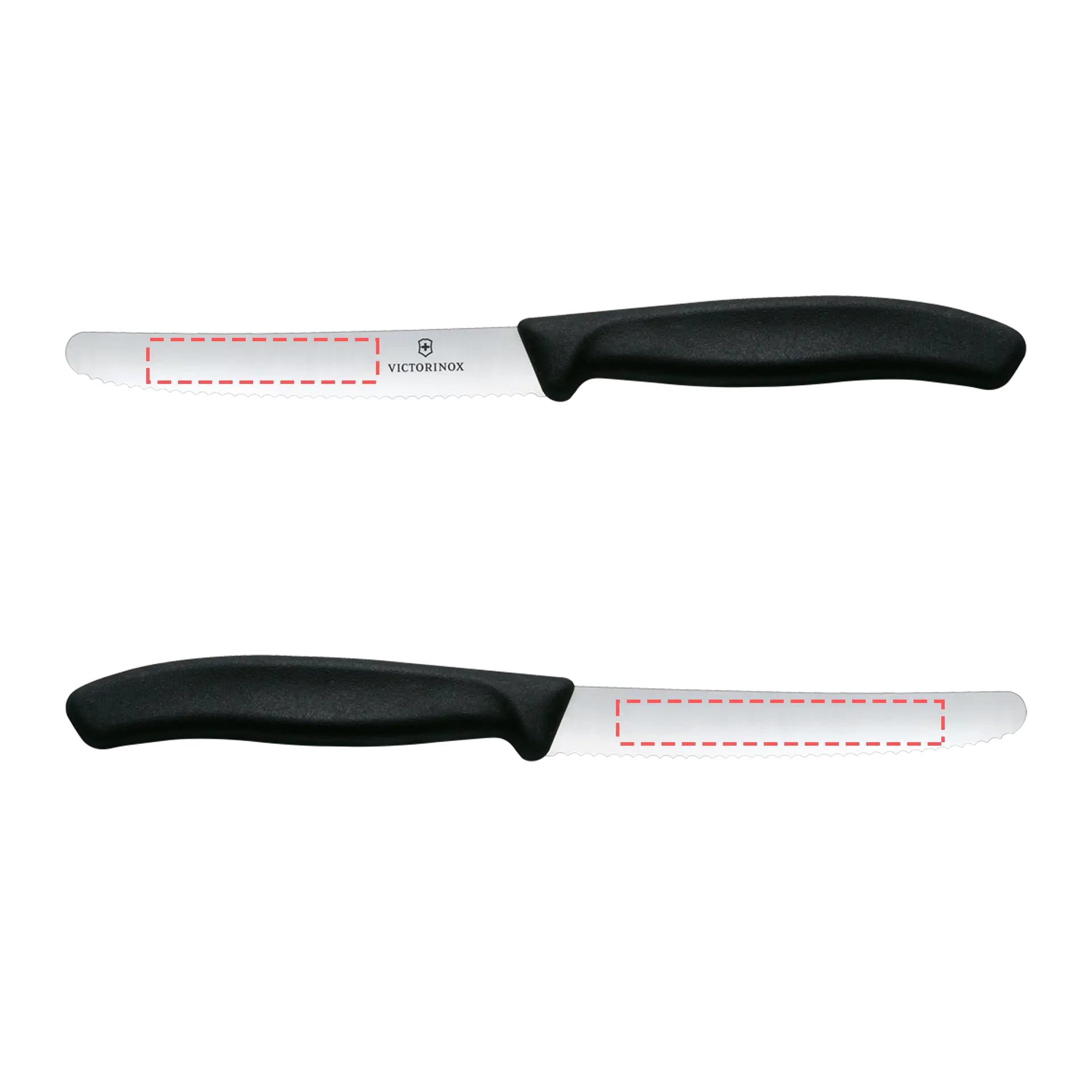 Veredelungsbereiche Victorinox Swiss Classic Tomaten- und Tafelmesse mit Wellenschnitt 6.7833