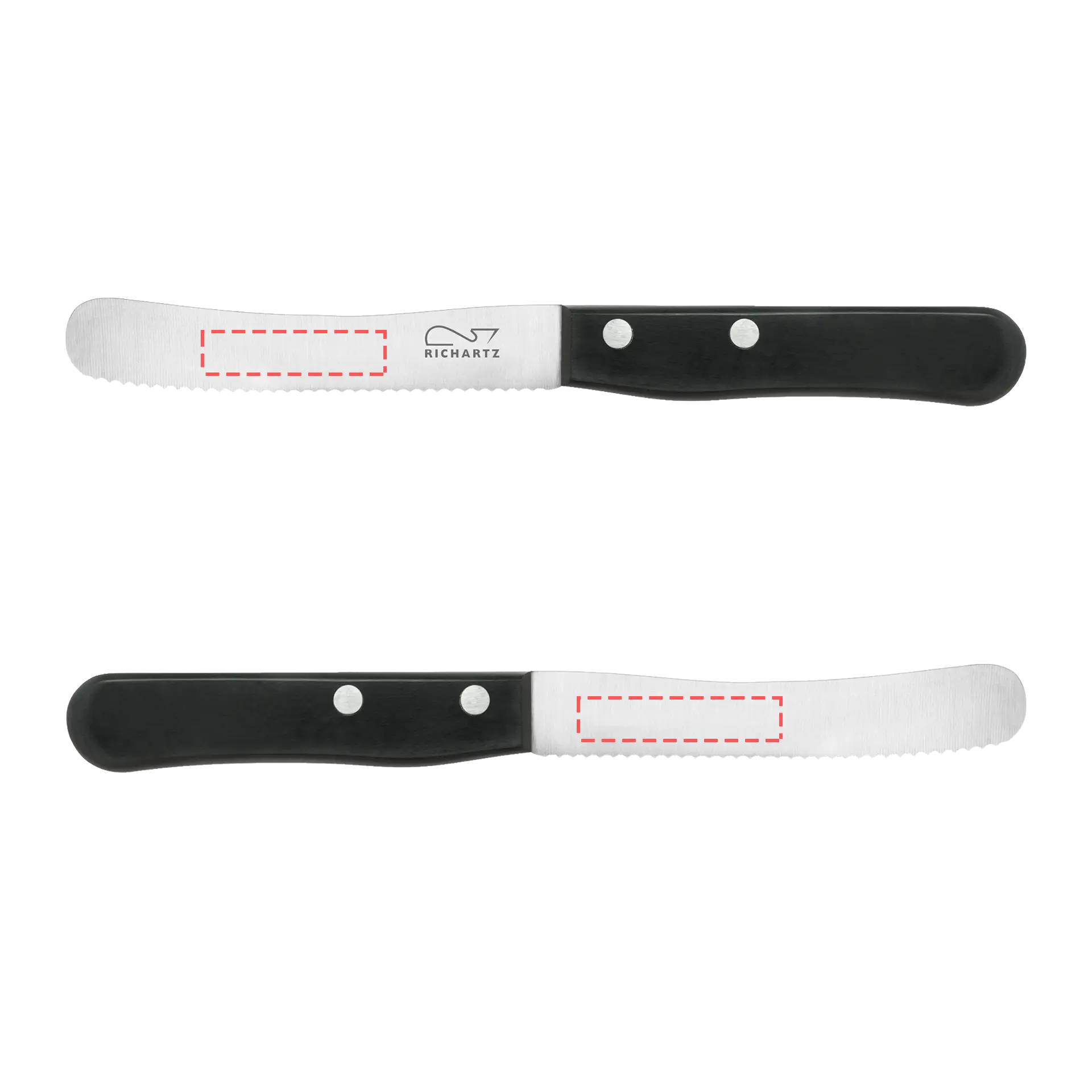 RICHARTZ Haushaltsmesser Fruehstueck Black Gravurflchen bei Mister Knife