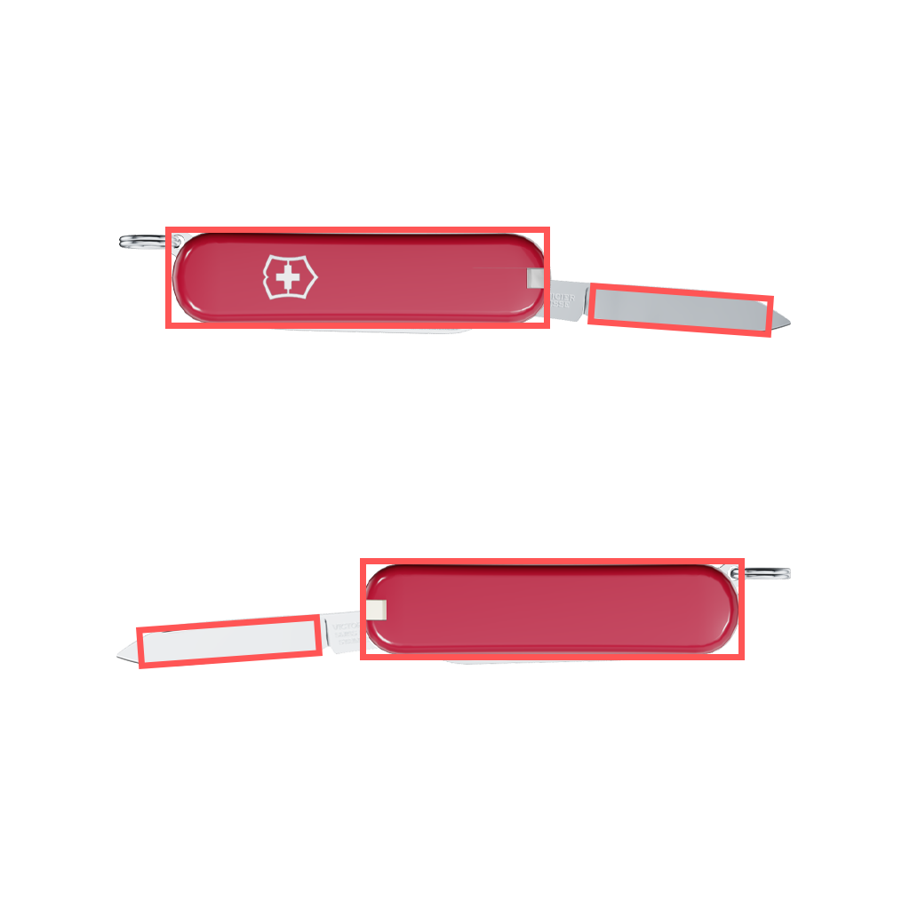 Victorinox Escort Taschenmesser 0.6123 Druckbereiche