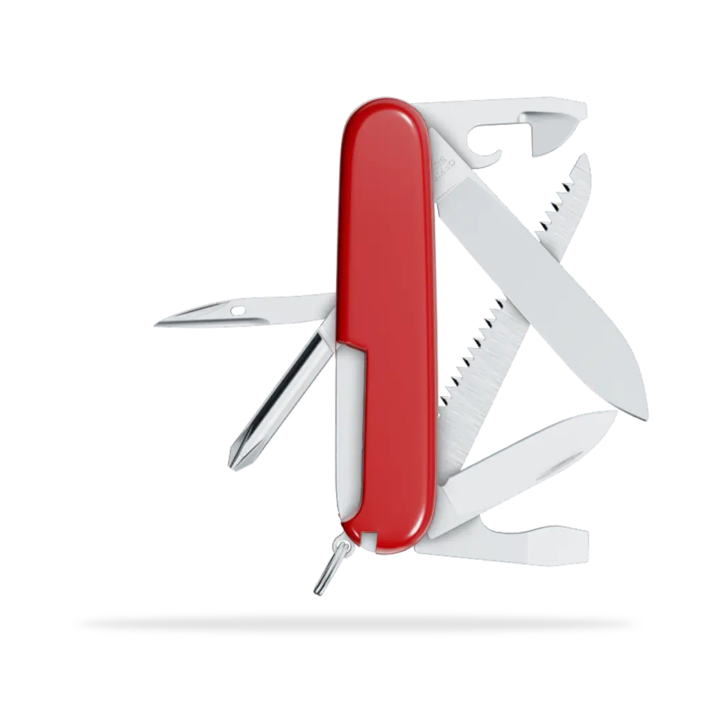 Victorinox-1.4613-Hiker-Back-91mm-Offen-Rot