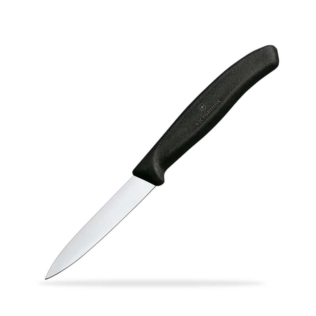 Victorinox Swiss Classic Gemuesemesser Schwarz 6.7603 mit glatter Schneide