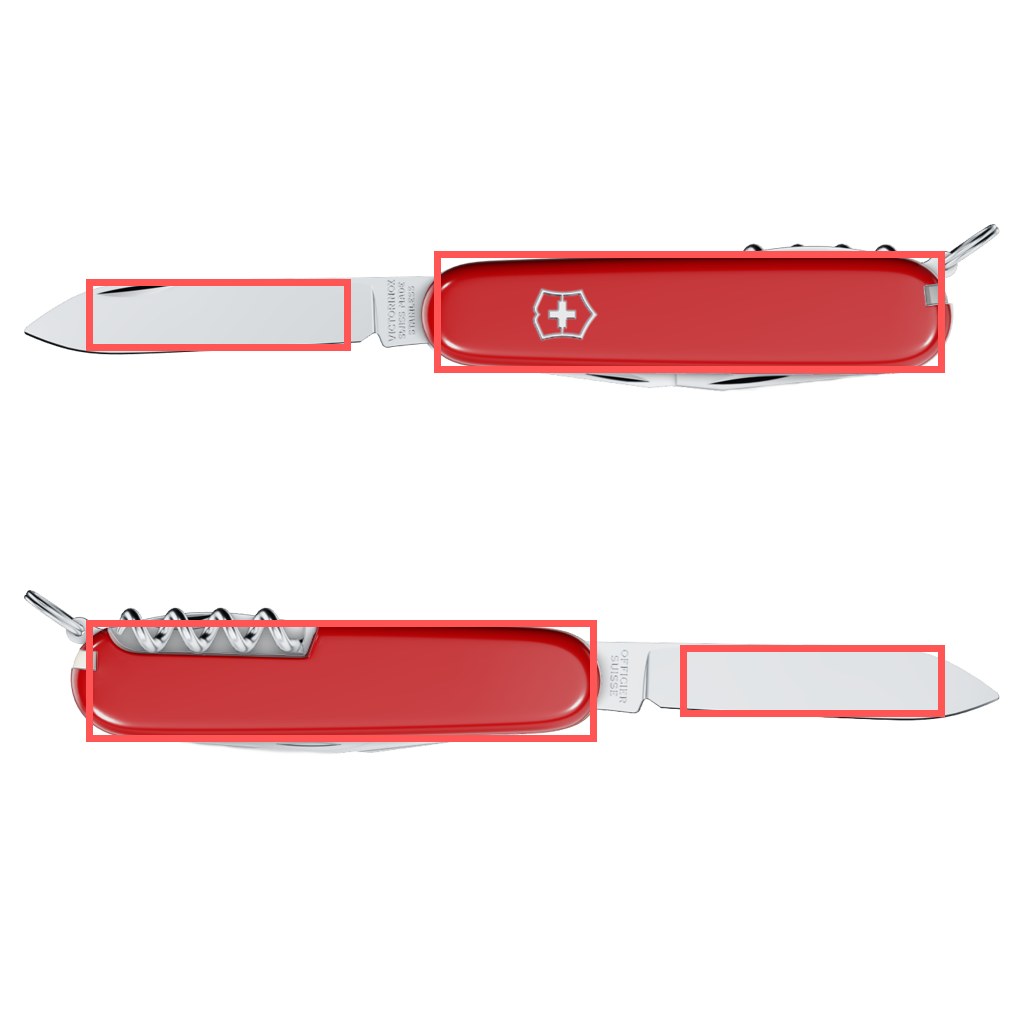 Victorinox Waiter 0.3303 Druckbereiche